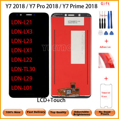 Display For Huawei Y7 Prime 2018 LCD Display Touch Screen Replacement For Nova 2 Lite Display Tested Lcds LDN-L01,LX3,L21,LX2
