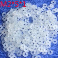 ✚♛ M2x5x1 White Nylon Washer Plastic Flat Spacer Washer Thickness circular round Gasket Ring High Quality circular 100pcs