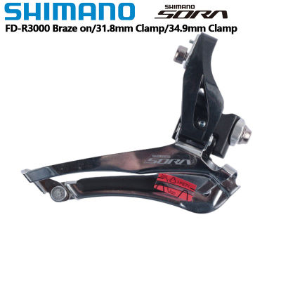 SHIMANO SORA FD R3000 Derailleur Depan Zed Pada 31.8Mm 34.9Mm Clamp 2X9 Speed จักรยานเสือหมอบ Basikal Aksesori