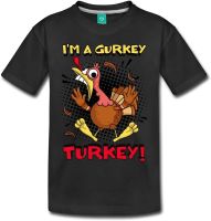 FGTeeV - Im A Gurkey Turkey Premium T-Shirt (Youth) Black Youth M