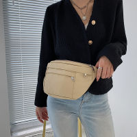 Luxury Fanny pack Waist Bag Autumn New Crossbody Chest Bags Fashion Soft leather Women Banana Hip pack Solid Female Belt Bags