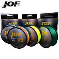 JOF 9 Weaves Fishing Line 500M 300M 100M 9 Strands Braided Fishing Line Multifilament PE Line 20 24 35 40 50 65 80LB Fishing Lines