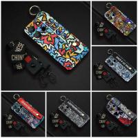 Anti-dust Lanyard Phone Case For Itel A60 protective New Anti-knock Graffiti TPU Silicone cartoon Cute Soft Case Soft