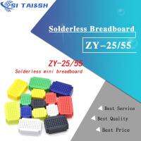 7pcs/1set ZY-25/55 ZY25 mini mini solderless breadboard PCB board test board solder Free WATTY Electronics