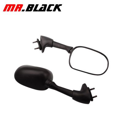 “：{}” Motorcycle Mirror Black Racing Replacement Rear View Mirrors For Yamaha R1 1998 99 2000 2001 &amp; R6 1999-2005 &amp; R6S 2006 2007 2008