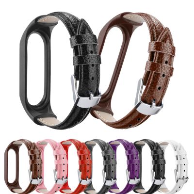 for Band 7 6 5 4 3 Leather Wrist Wristbands Pulseira Accessories