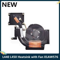 Q LSC ใหม่สำหรับ T Hink P AD L440 L450แล็ปท็อปหม้อน้ำฮีทซิงค์กับพัดลม01AW576 04X4114 04X4116 90204493