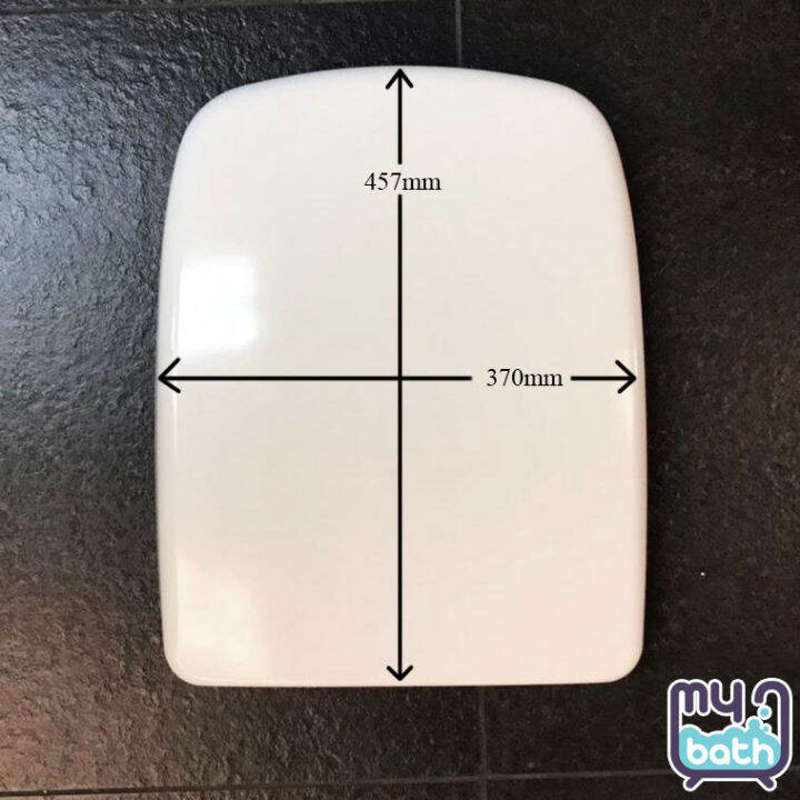 Orin Monza UF Powder Pressed Seat & Cover White Lazada