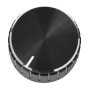 Black Aluminum Volume Control Amplifier Knob Wheel thumbnail