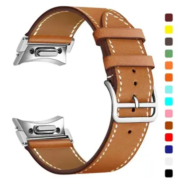 Leather Band For Samsung Galaxy Watch 4/6 classic 46mm 42mm