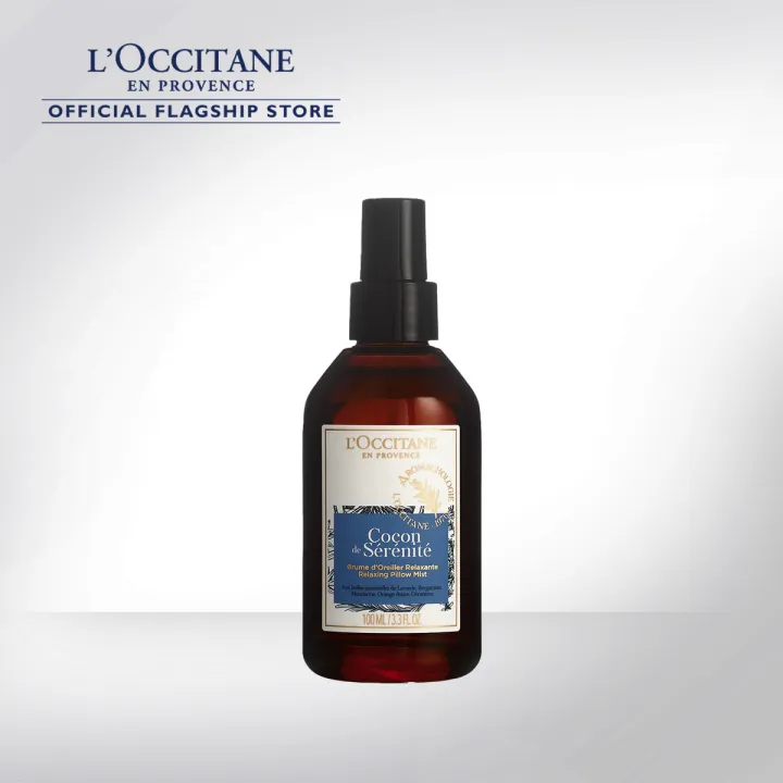 L'Occitane Relaxing Pillow Mist 100 ml. ล็อกซิทาน รีแล็กซิง พิลโลว์ มิ