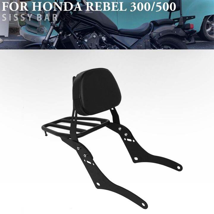 Anti-Slip Rider Floorboards For Honda Rebel 300/500 (2017-2025) – Front Footpegs, Aluminum, Adjustable, Gloss Black