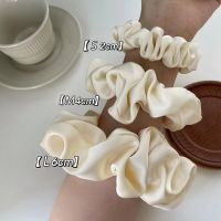 【CC】✒■✇  Oversize Scrunchies Elastic Hair Ties Big Silk Bands Ponytail Holder Rubber Accessories