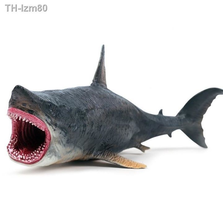 ของขวัญ-จำลองชีวิตสัตว์ทะเลโมเดลฉลามฟันยักษ์ฉลามกินคนฉลามฉลามขาวฉลามเสือฉลามของเล่นเด็กตกแต่ง