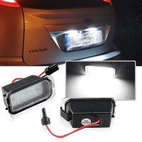 2โคมไฟ LED Nomor Lisensi สำหรับฟอร์ดเอสเคป Ranger Kuga 1 2โฟกัส C-MAX 2 3 Ecosport Edge Fiesta 6 7 Mondeo 4 5