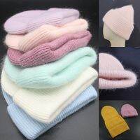 【YD】 Womens Hat Beanie Real Fur Bonnet Hats for Skullies Knitted Female шапка женская