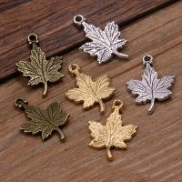 20pcs 15*23mm Antique 3 Color Zinc Alloy Hollow Mini Tree Leaf Charms Fit DIY Jewelry Plant Pendant Necklace Bracelet Making DIY accessories and other