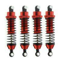 4Pcs 85mm Metal Shock Absorbers Damper for Redcat Gen8 Gen 8 Scout II 1/10 RC Crawler Car Model Car Accessories ,Red