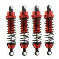 4Pcs 85mm Metal Shock Absorbers Damper for Redcat Gen8 Gen 8 Scout II 1/10 RC Crawler Car Upgrade Parts Accessories ,Red