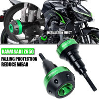 สำหรับ KAWASAKI Z650 Z 650 2017-2022 2018 2019รถจักรยานยนต์ CNC Fairing Guard Crash Pad Protector Falling กรอบป้องกัน Slider