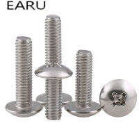 316 Stainless Steel Phillips Cross Flat Round Cap Head Screws Bolt Factory Wholesale M5 *