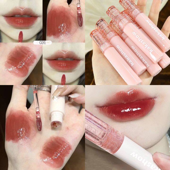 kakashow-ลิปสติก-ลิปกลอส-ติดทนนาน-มีทั้งหมด-6สี