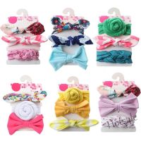 【hot sale】✜✠ C05 3 Pcs/Set Bowknot Baby Headband Elastic Head Bands Baby Headwear