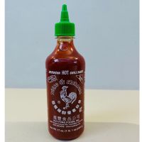 ?สินค้าขายดี? [ขวดเล็ก 480gexp.2023]ซอสพริก ซอสพริกศรีราชา SRIRACHA HOT CHILI SAUCE (HUY FONG ROOSTER)793G  ซอสพริกคีโต KETOEXP.2023