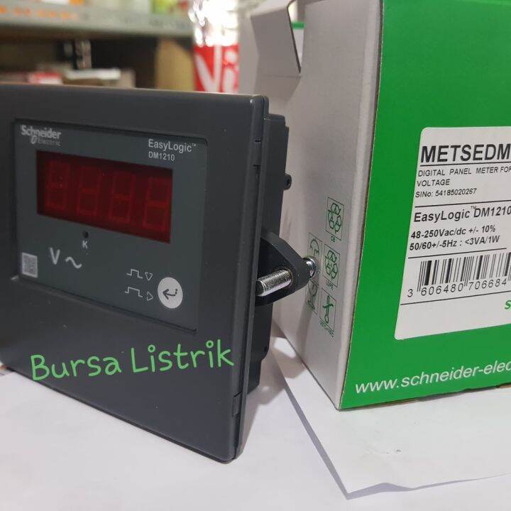 VOLT METER SCHNEIDER 1 PHASE EASYLOGIC DIGITAL METSEDM1210 Lazada Indonesia