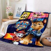 Barking Team Blanket Dog Patrol Cartoon Childrens Room Bedroom Anime Cute Flannel Sofa Bed Super Soft Warmth Can Be Customized a44