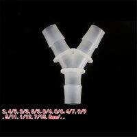 2.4-15.8mm Y-Type Connectors PP Plastic Pagoda Tee Joints Aquarium Fish Tank Aerator Air Pump Hose Splitters Connector