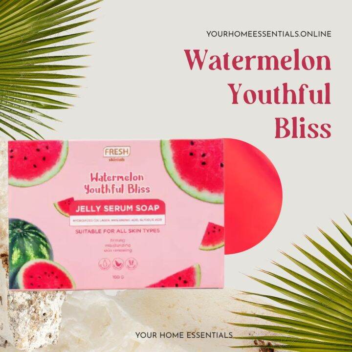 FRESH SKINLAB WATERMELON YOUTHFUL BLISS JELLY SERUM SOAP 100G Lazada PH