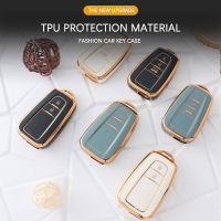 Soft TPU รถยนต์ที่สำคัญที่ครอบคลุมกรณีเชลล์ป้องกันสำหรับโตโยต้า CHR Prado Prius Camry Corolla RAV4 Hilux Fortuner Land Cruiser ไฮแลนด์