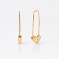 Variandco - Lyla Earrings ต่างหูชุบทองแท้ 18K Gold Plating - ต่างหูหัวใจ