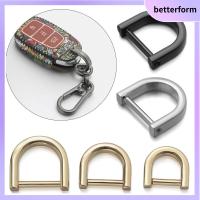 BETTERFORM โลหะ อุปกรณ์เสริมสายคล้องกระเป๋า ถอดได้ เข็มกลัด เปิดสกรู D แหวนหัวเข็มขัด หัตถกรรมเครื่องหนัง