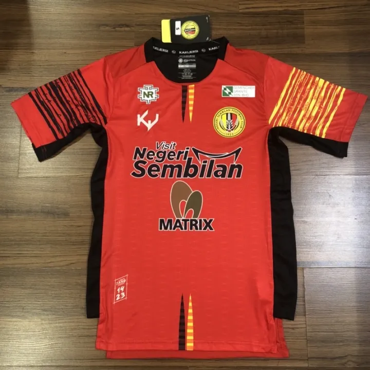 Jersey Negeri Sembilan Merah & Putih  Lazada