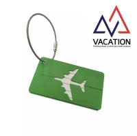 VACATION สินค้าพร้อมส่ง !! ป้ายติดกระเป๋าเดินทาง รูปเครื่องบิน ป้ายห้อยกระเป๋า ป้ายห้อยกระเป๋าเดินทาง ป้ายห้อยกระเป๋า เดินทาง อลูมิเนียม ท่องเที่ยว สีสัน สวยงาม ป้ายน่ารัก ป้ายติดกระเป๋า ป้ายอลูมิเนียม ป้ายเหล็ก ป้าย ต่างประเทศ ( VACATION )