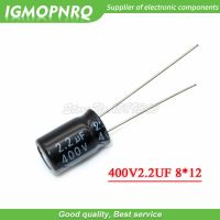 20PCS 400V2.2UF 8*12mm 2.2UF 400V 8*12 Aluminum electrolytic capacitor 400V 2.2UF