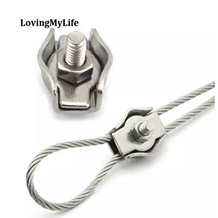 【Ready!】M2/M3/M4/M5/M6/M8/M10 Wire Rope Clamp Thimble Simplex Duplex