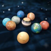 9pcs 6.3cm Squeeze Ball Toy Solar System Planet Balls Soft Sponge Filling Stress Relief Educational Fidget Sensory Toys For Kids