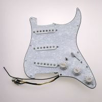 KR-Guitar Pickups Stra 7-Way type fully loaded pickguard Wilkinson WVS 60s Alnico5 SSS Single Coil