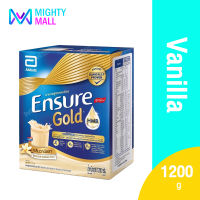 (1200g)เอนชัวร์ โกลด์ วานิลลา 1 กล่อง(400gx3)Ensure Gold Vanilla แบบถุงเติม อาหารสูตรครบถ้วน นมผง นมผู้สูงอายุ โปรตีน เวย์โปรตีน ไฟเบอร์ Nutrition