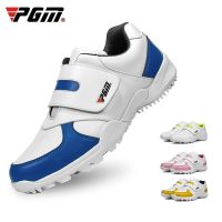 PGM Children Girls Boys Golf Shoes Anti-skid Leather Outdoor Kids Sneakers Sports Shoes XZ054