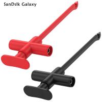 SanDslk Galaxy ชุดหัวเจาะลวดแบบหนีบการทดสอบการเจาะ2ชิ้น,ชุดหัววัดลวดเครื่องมือทดสอบน้ำยาเบรกมัลติมิเตอร์หุ้มฉนวนเจาะรูสายไฟฉนวนหัววัดลวด