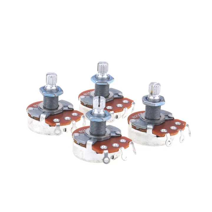 Alpha Full Metric Sized Split Shaft Control Pots Linear Taper B250K