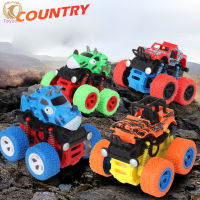 Boys Inertia Stunt Car Toys Four-wheel Drive Off-road Vehicle Model Ornaments For Birthday Christmas Gifts