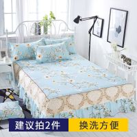 Bedspread in 2021 the new bed skirt piece of bed skirt type dust turnkey antiskid cases the bedspread mattress