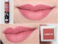 Lipstic สี Committed ยี่ห้อ The Balm Meet Matte Hughes Long Lasting Liquid (ขนาดปกติ) ปริมาณ 7.4 มล.