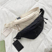 Womens Bag Fanny Pack Waist Bags Women Canvas Cotton Bag Casual Ladies Chest Bag Sport Canvas Youth Bosom Bag Whole Sale