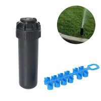 3/4 quot; Pop up Sprinkler Automatic Rotating Sprinkler Garden Irrigation lawn Grass Nozzle Angle Adjustable Spray